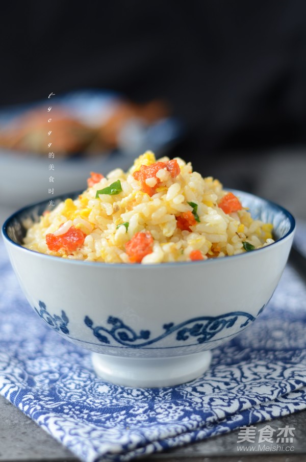 Crab Roe Fried Rice recipe
