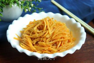 Sweet and Sour Sweet Potato Shreds recipe