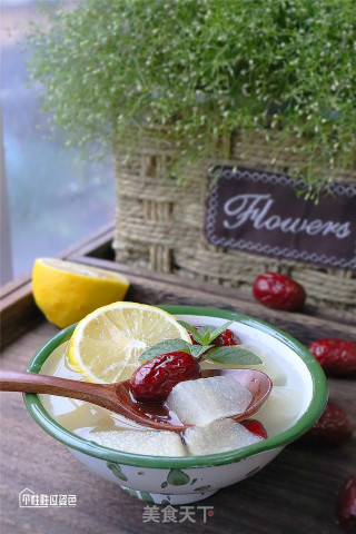 Lemon Rock Sugar Pear Water recipe