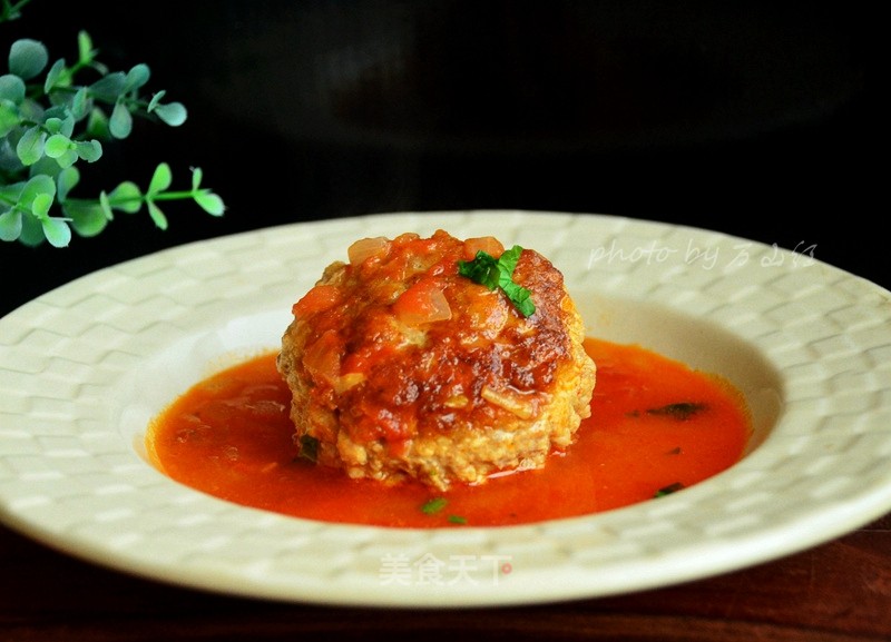 【jiangsu】lion Head in Tomato Sauce recipe