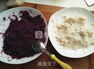 Purple Potato Yam Puree recipe