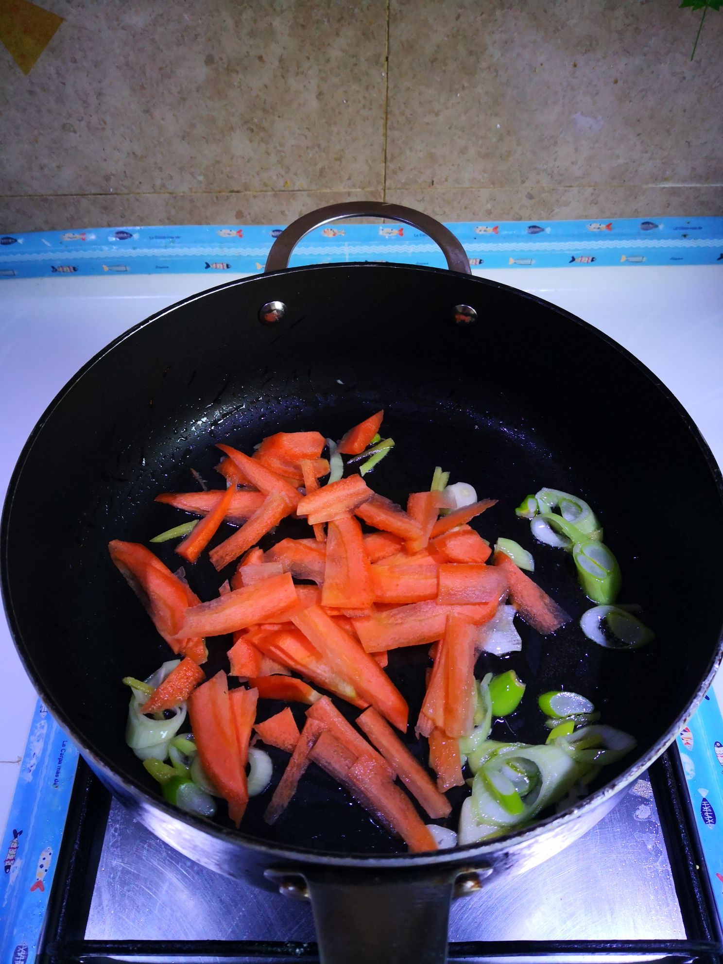 Stir-fried Chinese Cabbage with Carrots recipe