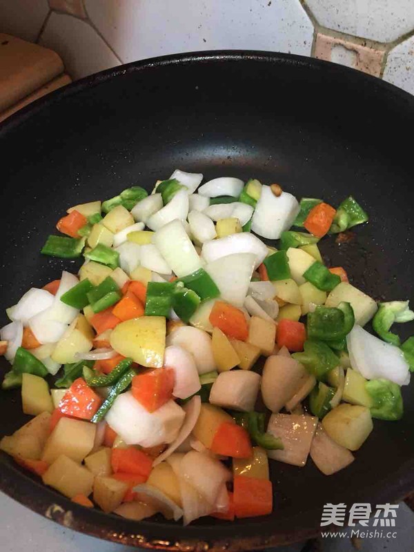 Curry Chicken Chop Rice recipe