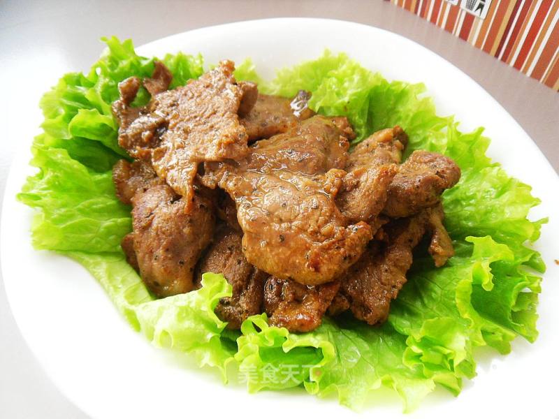 Fried Meat with Pepper Sauce recipe