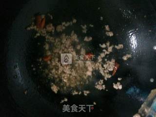 Fried Beans with Minced Meat recipe