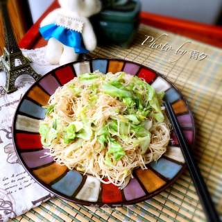 Quick Lunch-fried Rice Noodles recipe