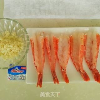 Baked Shrimp with Garlic and Nutritional Meal for Children recipe
