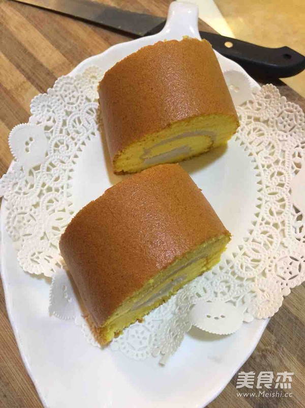 Pumpkin Yam Cake Roll & Soft and Sweet recipe