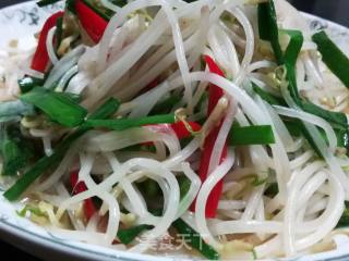 Vegetarian Fried Mung Bean Sprouts recipe