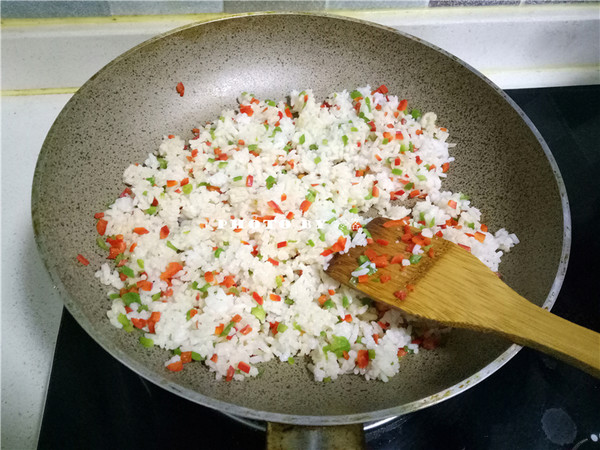 Omelette Rice with Tomato Sauce recipe