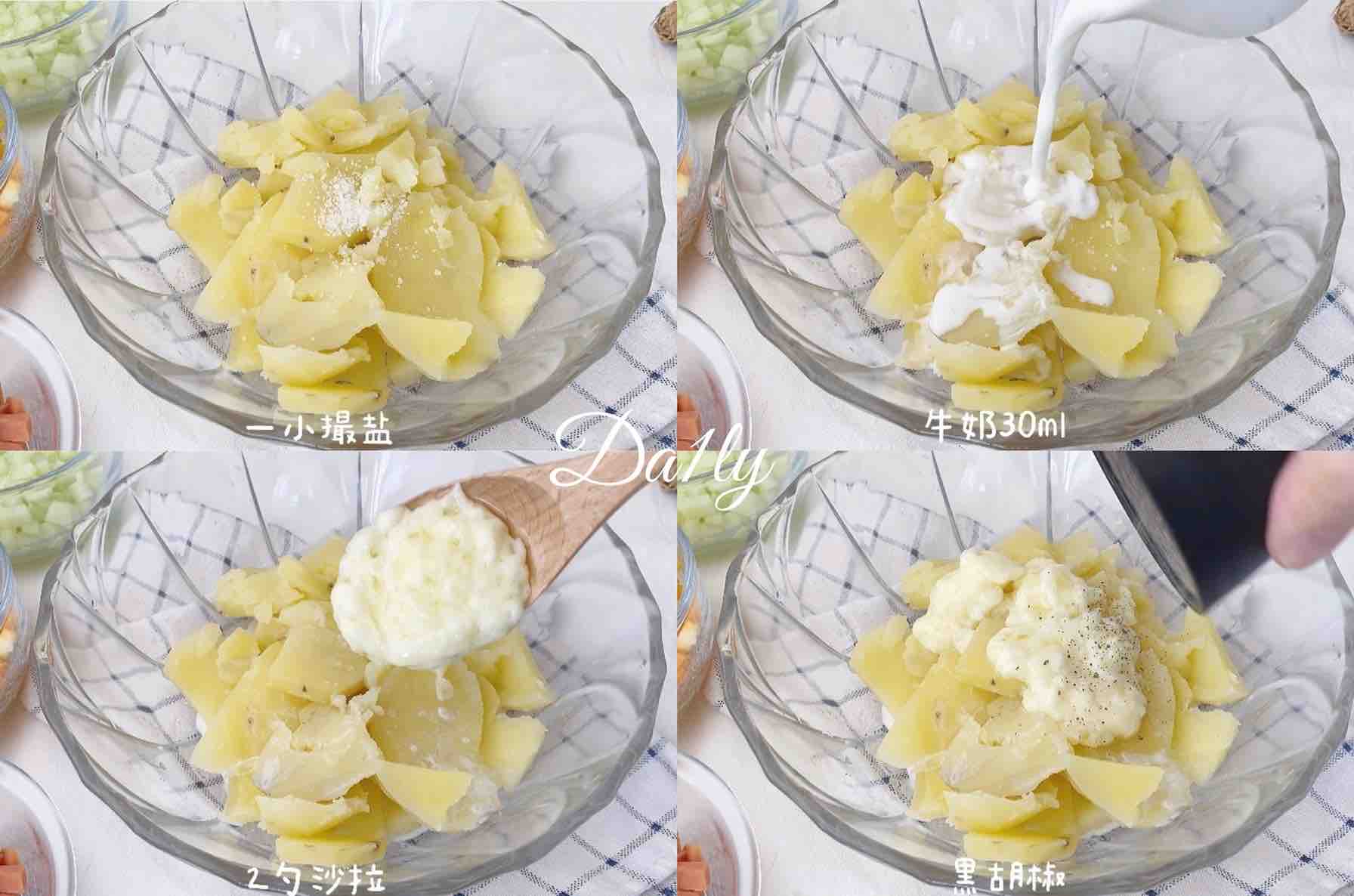 The Best Meal Replacement for Weight Loss‼ ️low-calorie High-value Mashed Potato Salad recipe