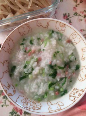 Ham and Vegetable Porridge recipe