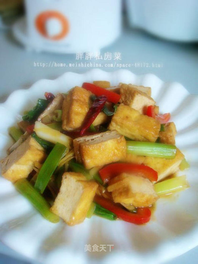 Homemade Tofu with Scallions recipe