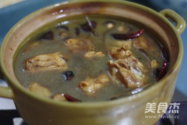 Chicken Stewed with Mushrooms recipe