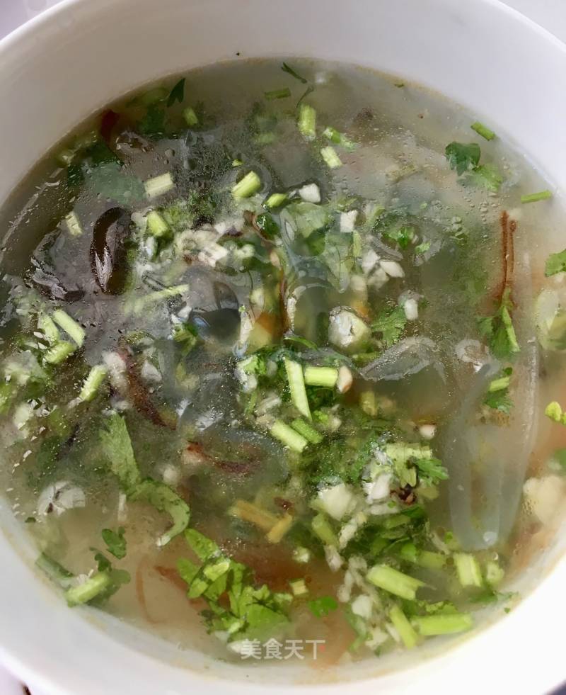 Fresh Jellyfish Soup recipe