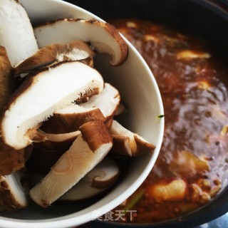 Spicy Mushroom Chicken Nuggets Rice Noodles recipe