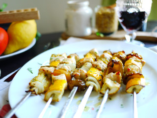 Colorful Chicken Skewers recipe