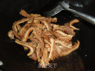 Stir-fried Tripe with Green and Red Pepper recipe