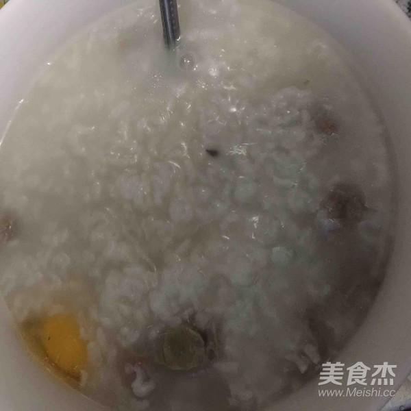 Nest Egg Beef Ball Porridge recipe