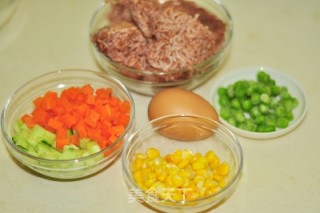 Fried Rice with Corn Kernels recipe