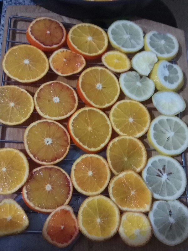 Fruit Tea with Dried Oranges and Dried Lemons recipe