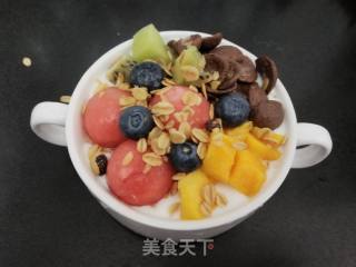 Fruit Oatmeal Yogurt Cup recipe