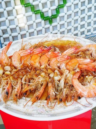 Sliced Shrimp with Garlic recipe