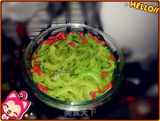 A Delicious Dessert for Reducing Fat and Fire-honey Bitter Gourd recipe