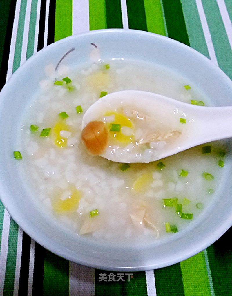 【linfen】ginkgo Scallop and Yuba Porridge recipe