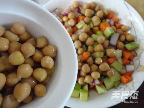 Three Diced Chickpeas recipe