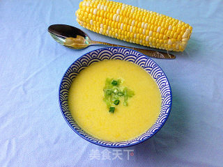 Corn Soup with Minced Chicken recipe