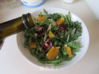 Ham and Chrysanthemum Fruit Yogurt Salad recipe