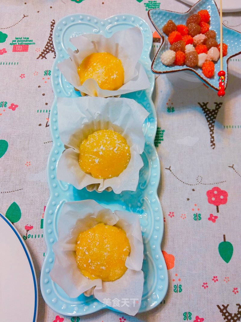 Dove Chocolate Mango Coconut Daifuku recipe