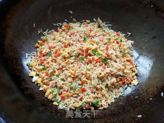 Double Pepper Ham and Egg Fried Rice recipe