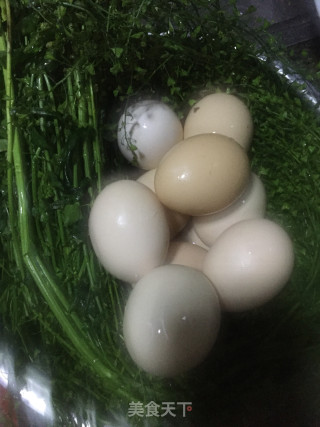 Local Vegetables Boiled Eggs recipe