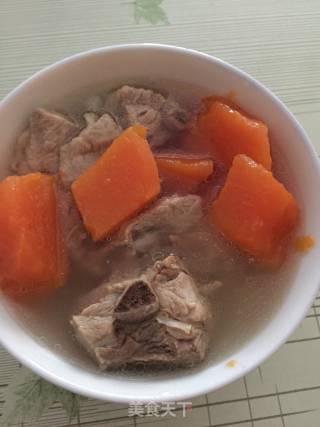 Papaya Pork Ribs Soup recipe