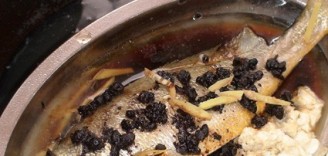 Steamed Yellow Croaker with Black Bean Sauce recipe