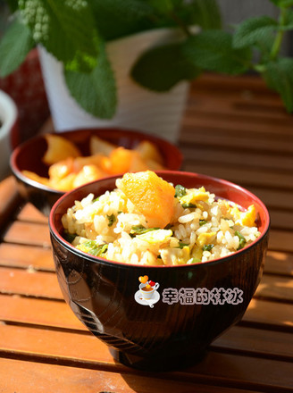 Fried Rice with Beans and Eggs recipe