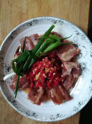 Laba Bean Steamed Pork Ribs recipe