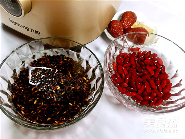 Black Rice and Red Bean Porridge recipe
