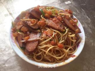 Tomato Sausage Pasta recipe