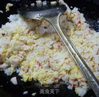 Fried Rice with Egg Lobster Balls recipe