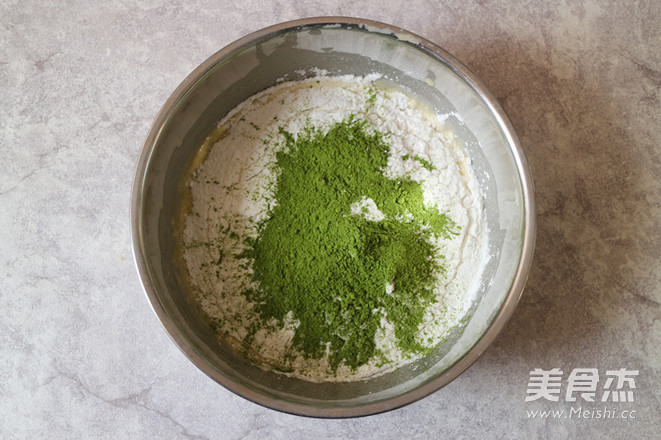 Matcha Sesame Mochi. Olive Oil Version recipe