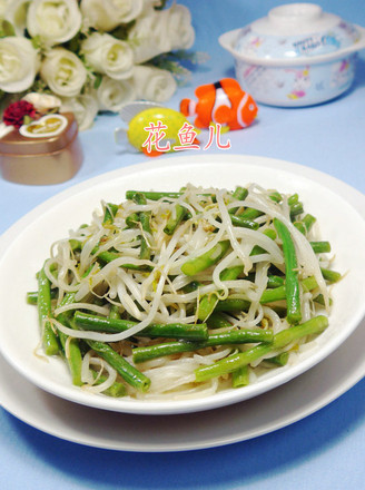 Fried Mung Bean Sprouts with Beans