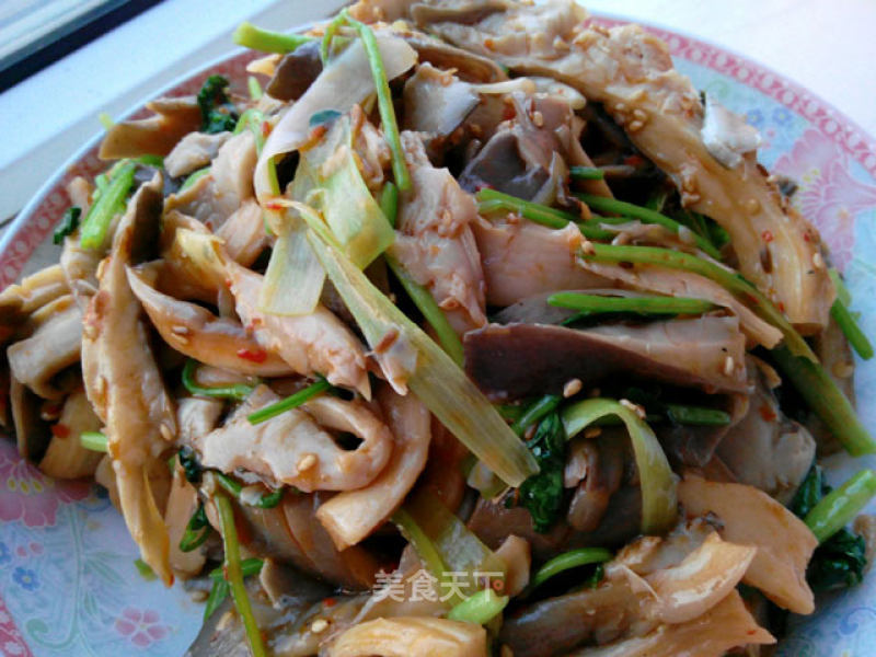 Fried Fresh Mushrooms with Cumin recipe