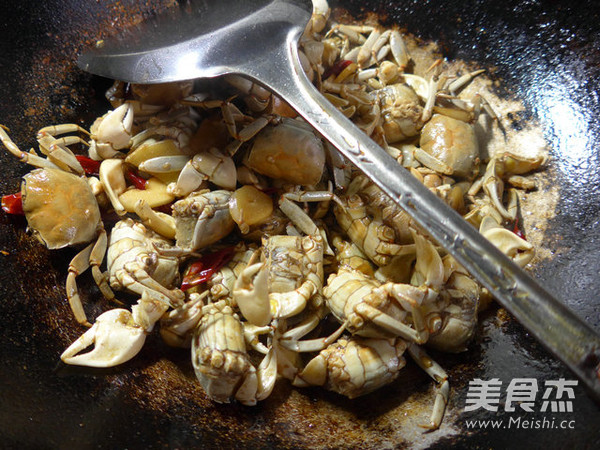 Stir-fried White Jade Crab recipe