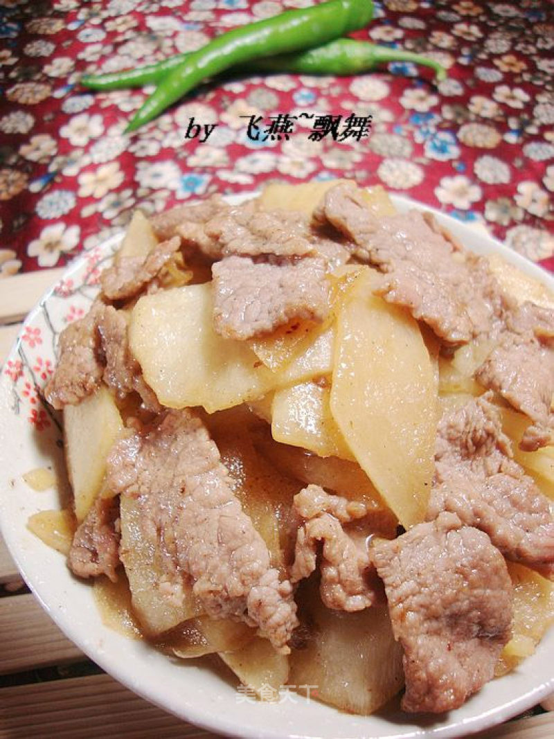 Home-style Stir-fry--------【cold Potato Beef Slices】 recipe