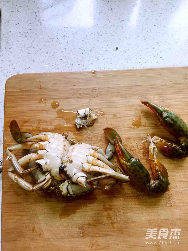 Stewed Mud Crab with Wine recipe