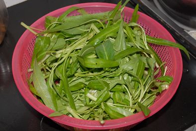 Coleslaw Liver and Spinach recipe