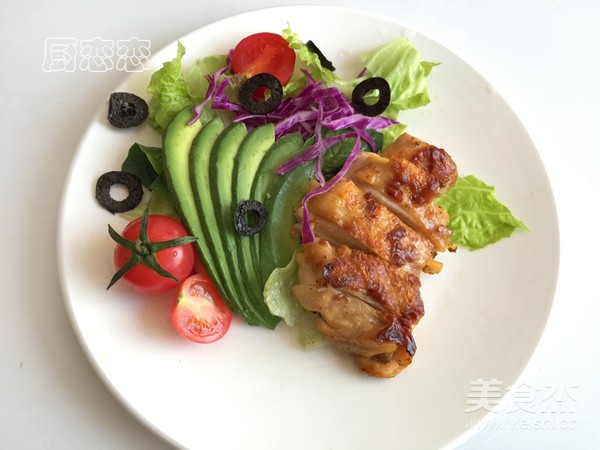 Pan-fried Chicken Drumstick Salad recipe